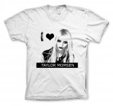 Camiseta I <3 Taylor Momsen Branca