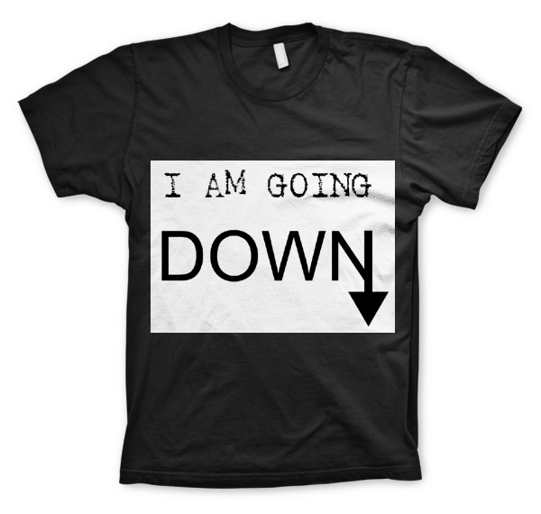 Camiseta Going Down Preta