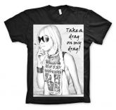 Camiseta Take A Drag On My Drag Preta