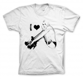 Camiseta I <3 Taylor Momsen 2 Branca