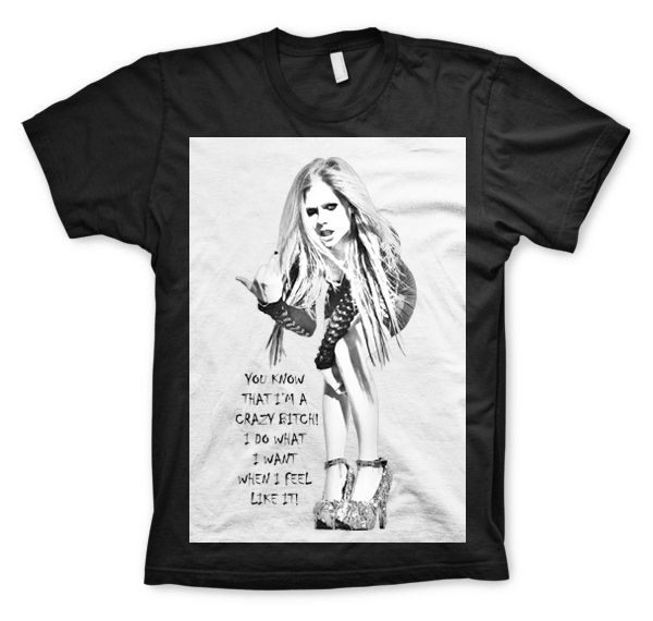 Camiseta Crazy Bitch Preta